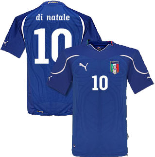 Puma 2010-11 Italy World Cup Home (Di Natale 10)