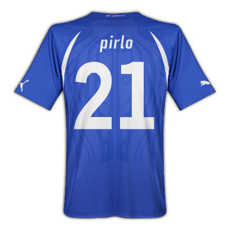 Puma 2010-11 Italy World Cup Home (Pirlo 21)