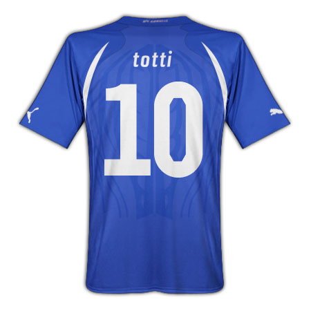 Puma 2010-11 Italy World Cup Home (Totti 10)