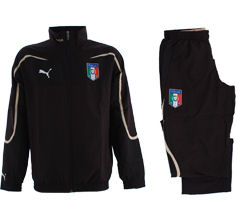 National teams Puma 2010-11 Italy Woven Puma Tracksuit (Black)