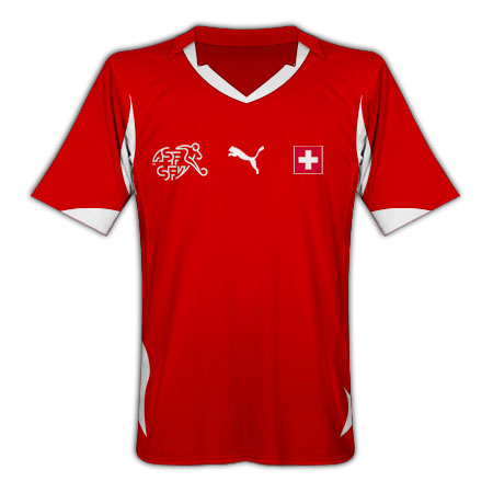 Puma 2010-11 Switzerland Puma World Cup Home Shirt