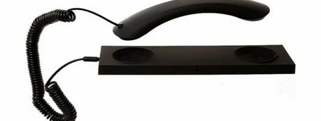 Native Union Curve Handset with Base - Soft Touch Black