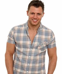 Native Youth Chambray Trim Check Shirt