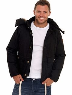 Native Youth Curved Hem Parka Jacket