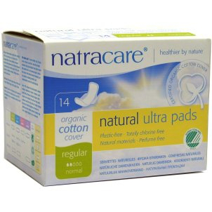 natracare Cotton Ultra Regular Towels with Wings - 168