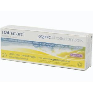 Organic Non-Applicator Super Plus Tampons - 20