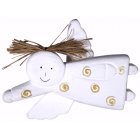 Natural Collection Select Case of 4 x White Flying Angel Decoration