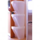 Set of Three Stackable Recycling Bins