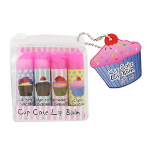 Natural Products Cupcake Lip Balm Gift Set