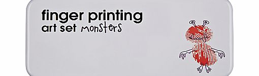 Natural Products Monsters Finger Paints Set