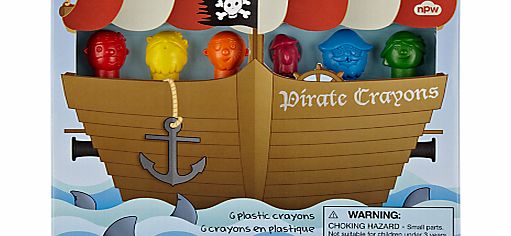 Natural Products Pirate Crayons, Pack of 6