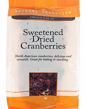 Natural Selection Sweetened Cranberries 250g 10157692