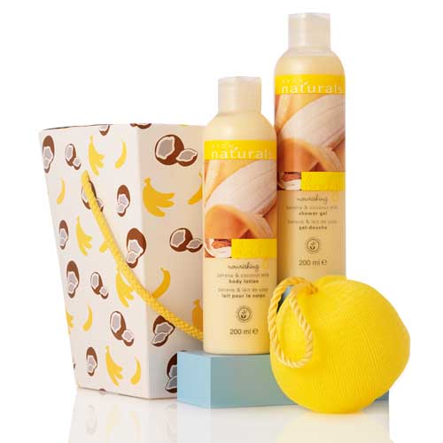 Naturals Banana and Coconut Milk Gift Set