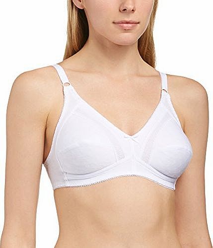 Naturana Womens Moulded Soft Cup Everyday Bra, White, 38B