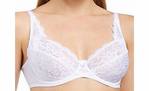 Naturana Womens Underwired Full Cup Everyday Bra 7720, White, 36C