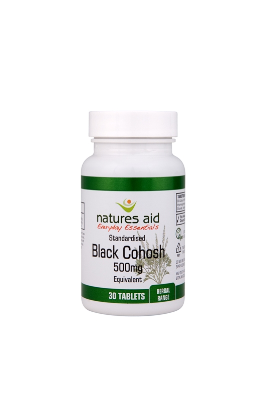Natures-Aid Black Cohosh 200mg (500mg equiv) 30 Tablets.