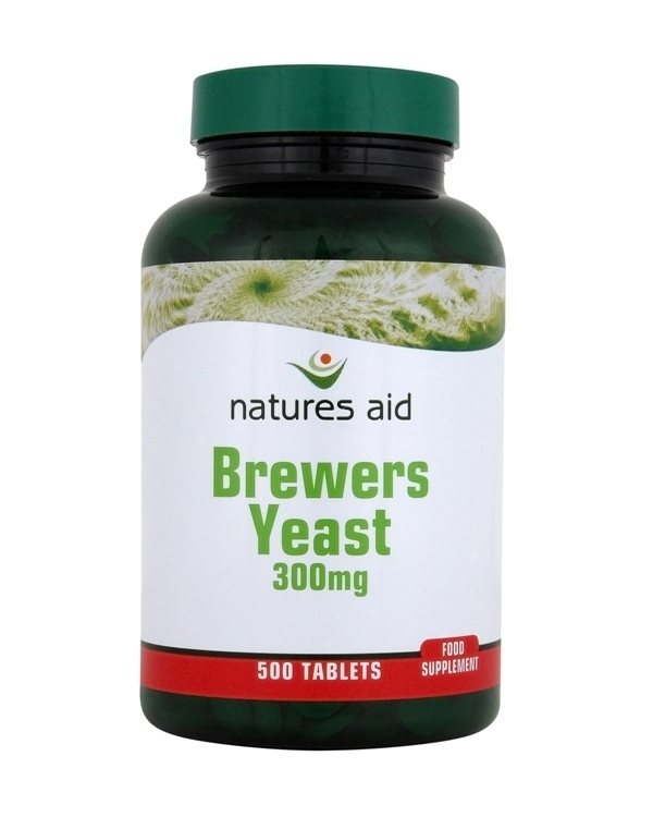Natures-Aid Brewers Yeast 300mg. 500 Tablets.