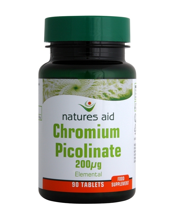 Chromium Picolinate 200?g elemental 90 Tablets.