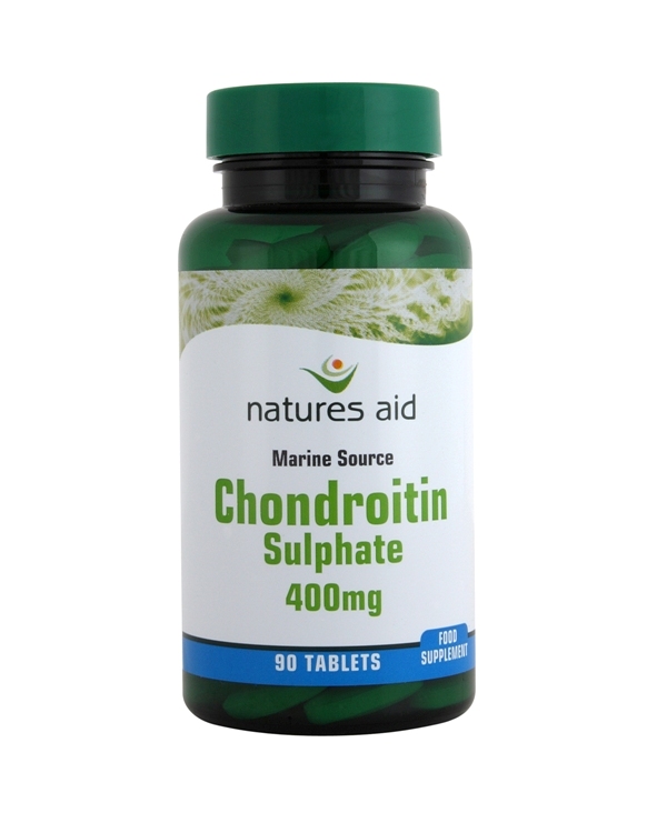 Natures-Aid Chrondroitin (marine source) 400mg. 90 Tablets.