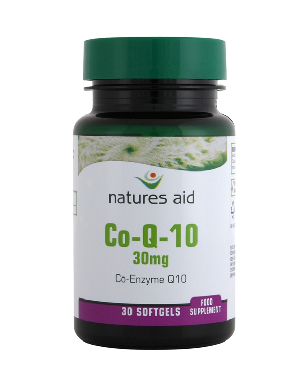 Natures-Aid CO-Q-10 30mg (Co-Enzyme Q10) 30 Capsules