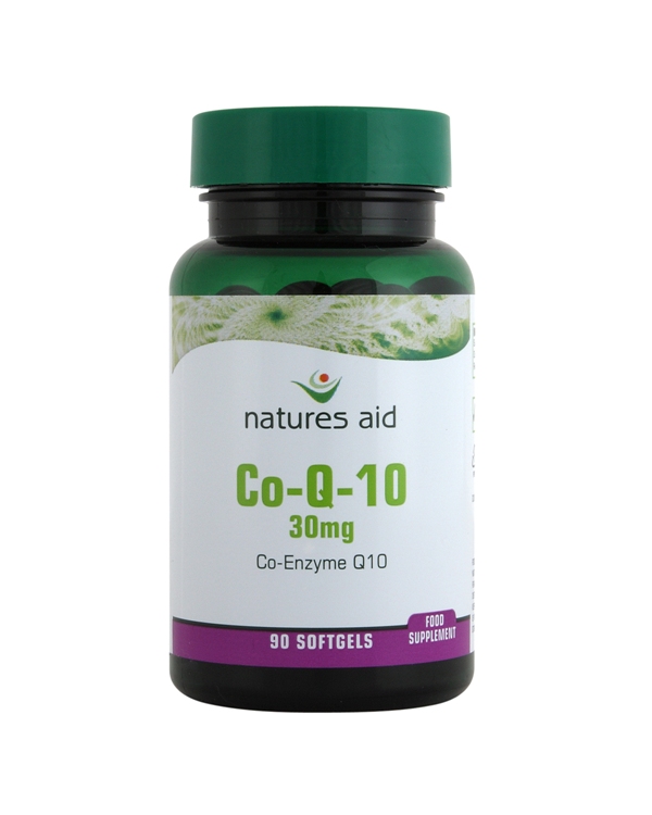 Natures-Aid CO-Q-10 30mg (Co-Enzyme Q10) 90 Capsules.