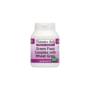 Natures-Aid Green Food Complex with Wheat Grass 60 Tablets