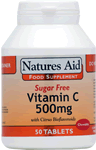 Natures-Aid Vit C 500mg Sugar Free Chewable (with Citrus