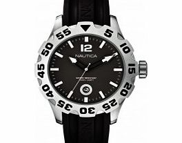 Nautica Mens BFD 100 Brown Resin Watch