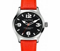Nautica Mens BFD 102 Orange Watch
