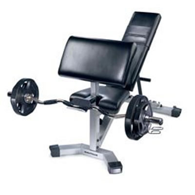 Nautilus NT 1510 Preacher Curl Attachment