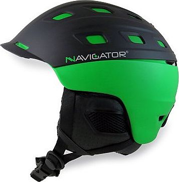 Navigator  PARROT ski helmet, snowboard helmet, adjustable, choice of colours, M-XL (58-62cm), (Green)