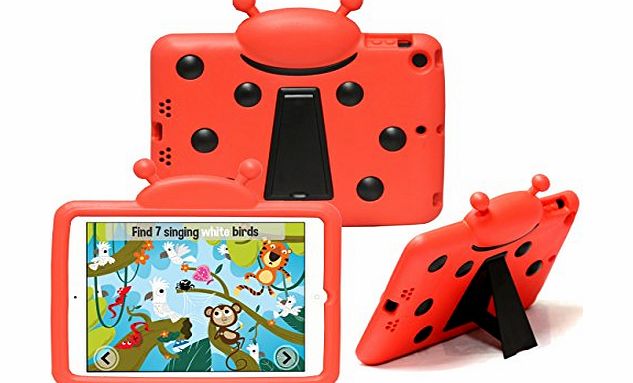 Navitech Kid / Child Friendly Shock Proof Ladybird Case Cover For The iPad Air 2 amp; 1st Gen iPad Air