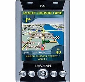 Navman PIN570 Handheld PDA With In Car GPS Satallite Navigation With UK Mapping