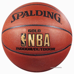 Gold Basketballs by Spalding-All Surface Ball