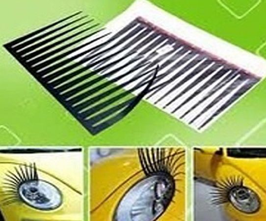 NBNA100 A10 DIY Car Headlight Decoration Eyelash Sticker