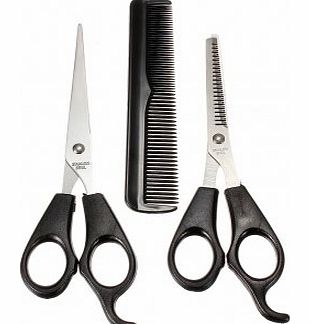 Salon 3 Piece Hairdressing Hair Dresser Scissors Set Cutting Thinning Styling