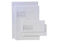 CE FSC DL 110x220mm white window envelopes with