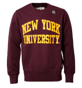 NCAA Aubergine `New York` Sweatshirt