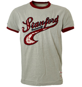 NCAA Grey `Stanford` Vintage T-Shirt