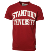NCAA Navy `Stanford` Vintage T-Shirt