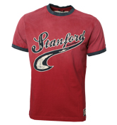 NCAA Red `Stanford` Vintage T-Shirt