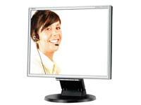 19 Inch Blk/Sil Touchscreen LCD