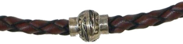 Neesh Brown Platted Timmy Belt by