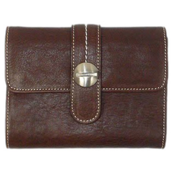 Small Drew Brown Wallet by