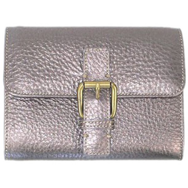 Neesh Small Keira Pewter Tumbled Wallet by