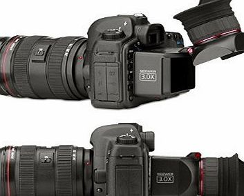 3`` LCD Foldable Viewfinder 3x Magnification Loupe /Magnifier For any CANON NIKON DSLR with 3`` LCD screen