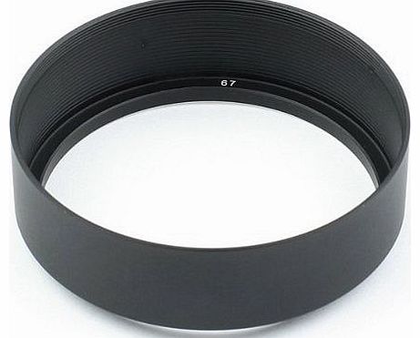 67mm Metal Screw-in Mount Standard Lens Hood for Canon Nikon Pentax Sony Sigma Tamron and other camera lens with 67mm filter size