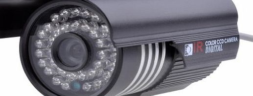 Neewer Black PAL 36 LED Night Vision 6MM 800TVL IRCUT CMOS CCTV Camera SV-611B-K800