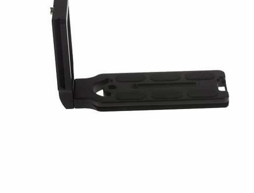 Neewer Universal Black Metal Quick Release L Plate Bracket Fits Arca-Swiss Standard Compatible for Canon Nikon Olympus Pentax and Other Digital SLR Camera and Tripod Head (Screw Mount: 1/4`` -Not Incl