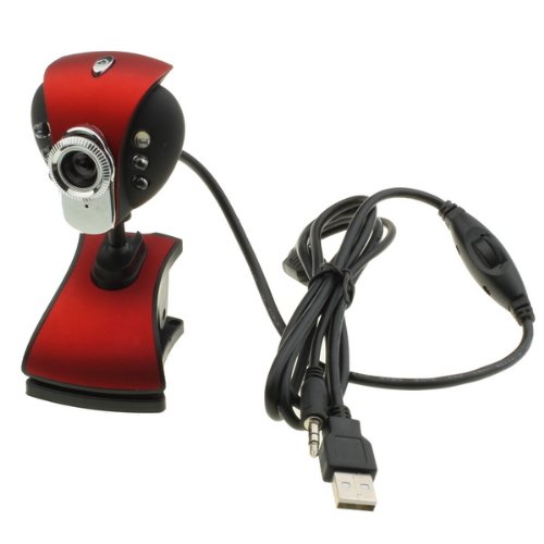 Neewer USB 50MP 6 LED Webcam Camera Web Cam With Mic For Desktop PC Laptop